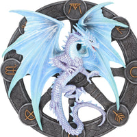 Yule Dragon Wall Plaque Anne Stokes (AW873)