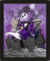 Nightmare Before Christmas 3D Framed Picture (AW927)