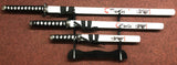 White & Black Samurai Sword Set (AW543)