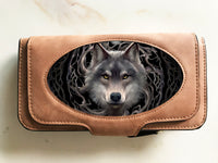 Night Forest Wolf Suede 3D Purse - Anne Stokes (AW741)