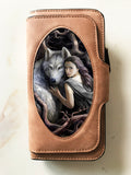 Soul Bond Wolf Suede 3D Purse - Anne Stokes (AW749)