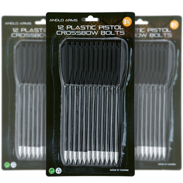 Crossbow Plastic Bolts - Pack of 12 (AW989)