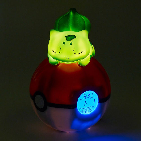 Bulbasaur (Pokemon) Light Up Alarm Clock (AW682)